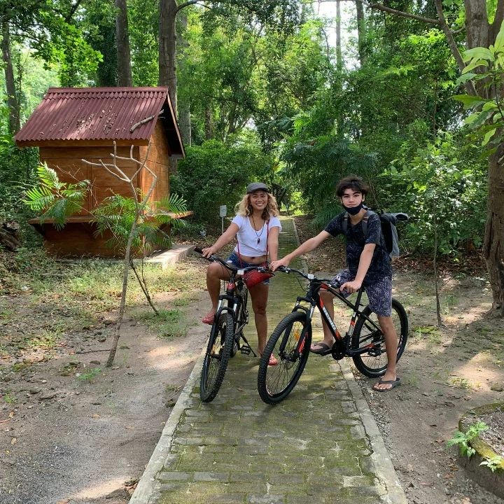 Berkeliling dengan sepeda di pulau Panjang Jepara